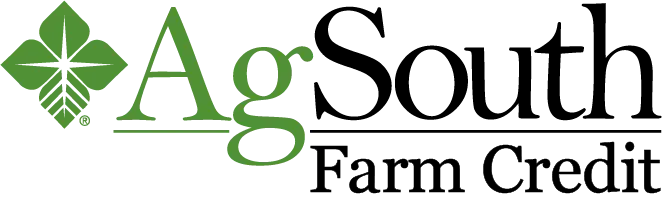AgSouth Farm Credit logo featuring a green four-leaf emblem and the words “AgSouth Farm Credit” in green and black.