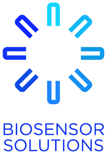 BioSensor Solutions logo featuring a circular sensor-inspired icon beside the words “BioSensor Solutions.”
